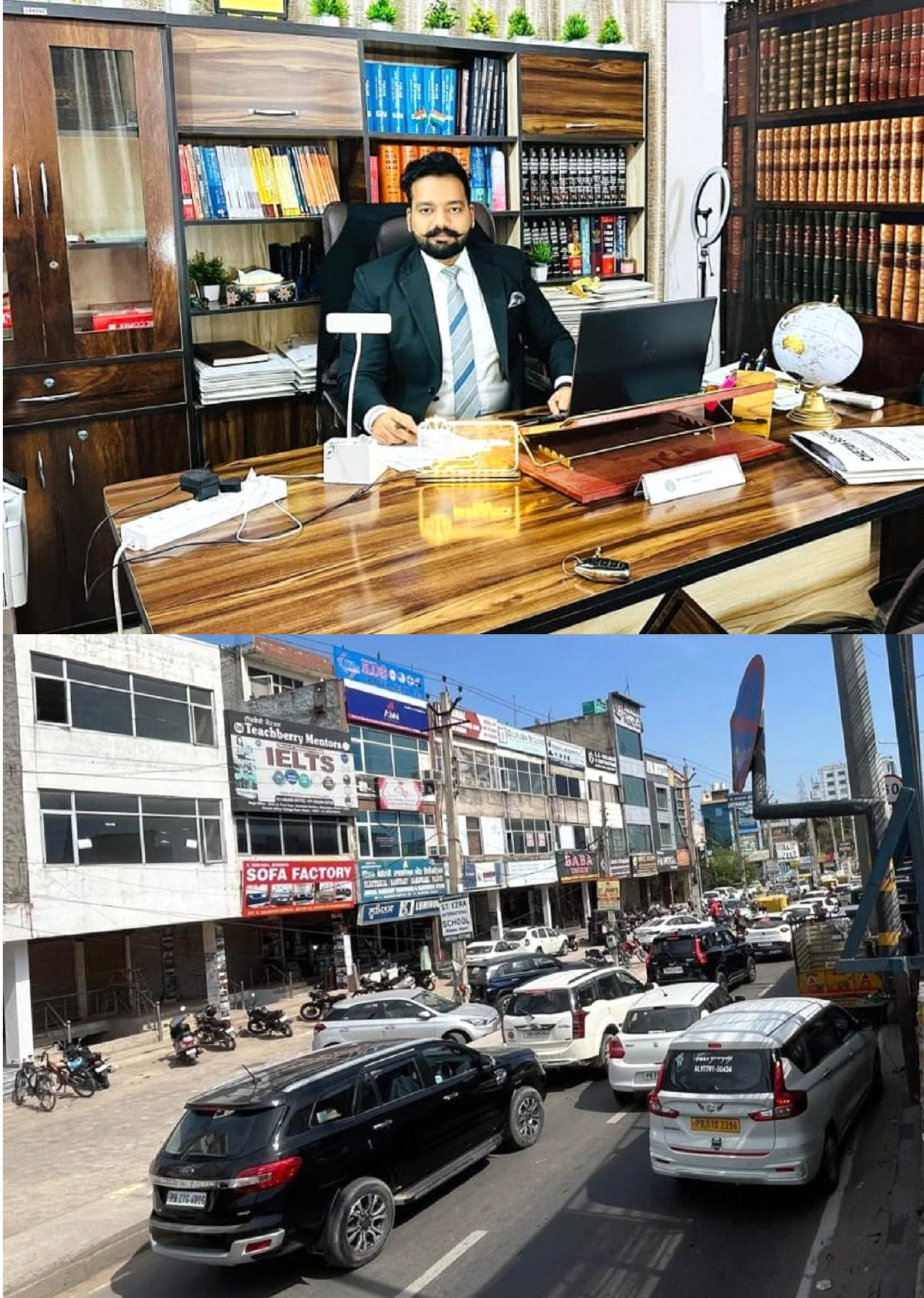 A memorandum has been sent to the Chief Minister, DGP, ADGP Traffic, DC, SSP regarding the problem of traffic jams in Kharar and Mohali: Advocate Chetan Sehgal